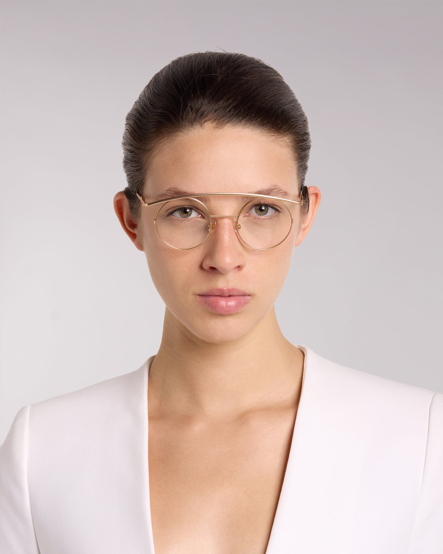 Retro XL - Gold Eyeglasses